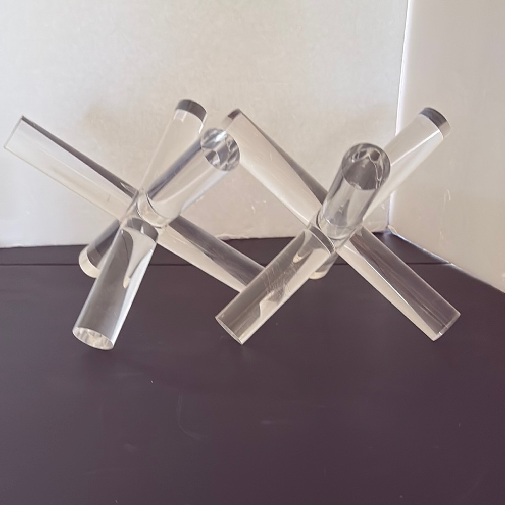 Vintage Ballard Designs Acrylic Jacks